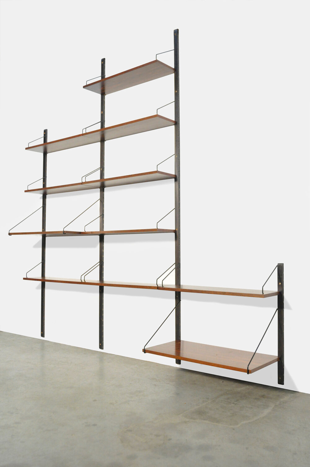 Mid century Royal System wall unit / shelving system designed by Poul Cadovius, Danish 1960s