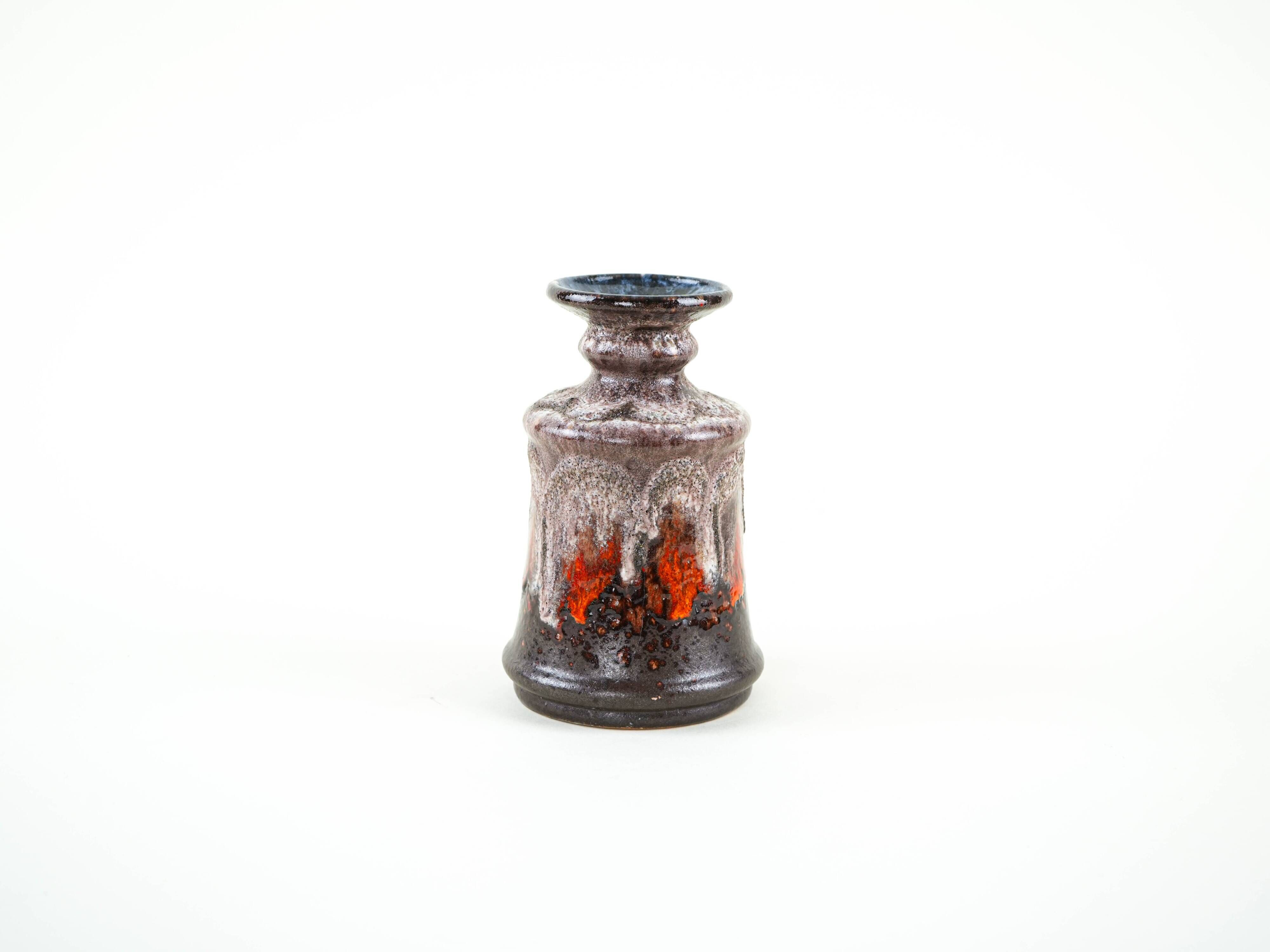 Ceramic vase, German design, 1960s, manufactured by Strehla