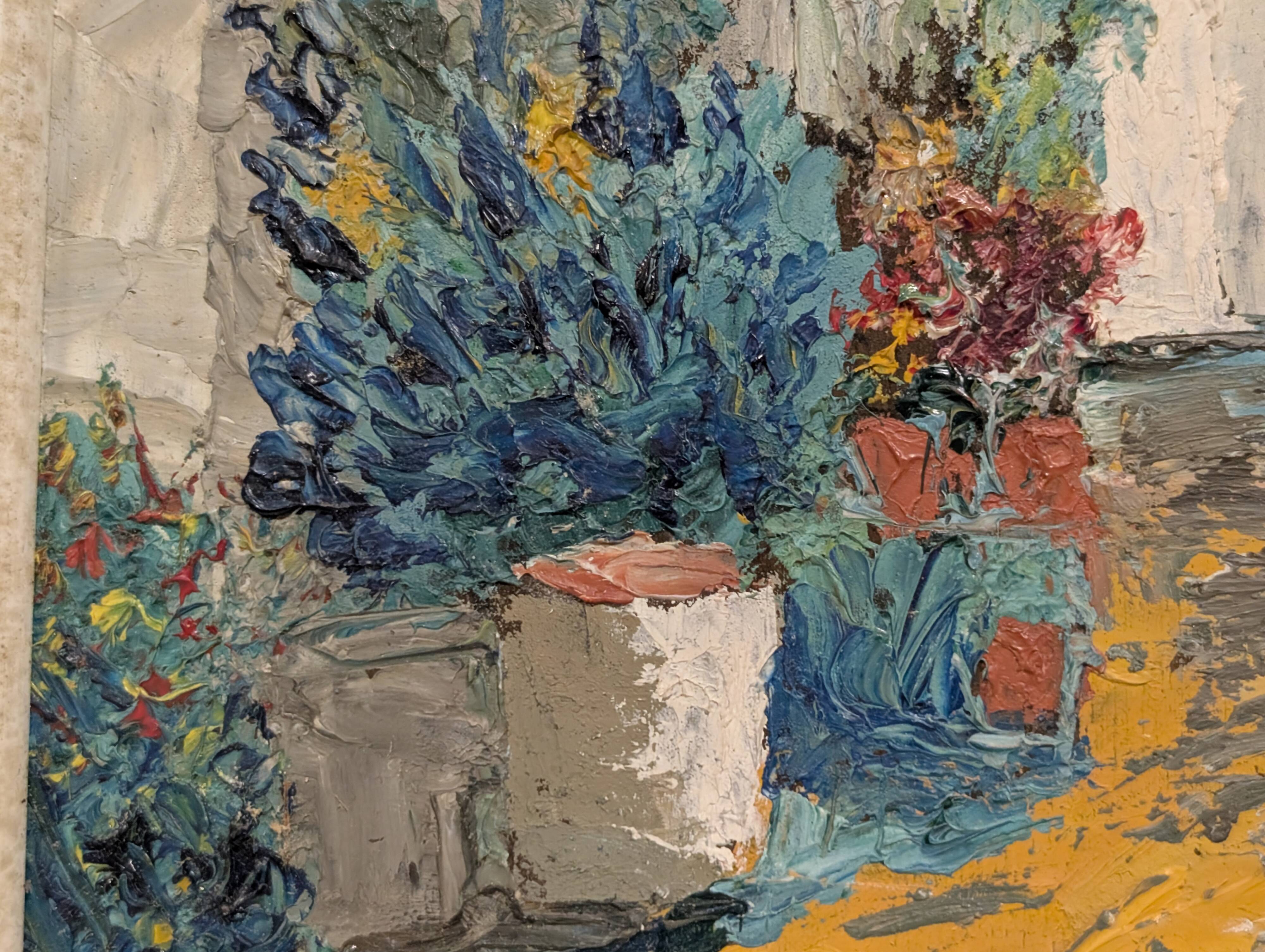Old oil painting 1971