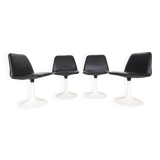Scandinavian Modern Set Of 4 Dinning Chairs By Börje Johanson Vinga, Sweden 1970