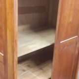 Parisian wardrobe vintags sliding doors in old pitch pine 193x115.5 cm