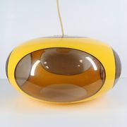 Suspension UFO Space Age yellow by Luigi Colani for Massiv, Belgium, 1970