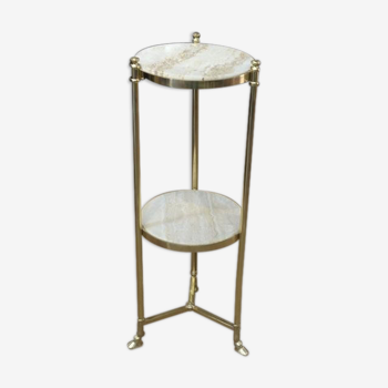 Copper and marble console