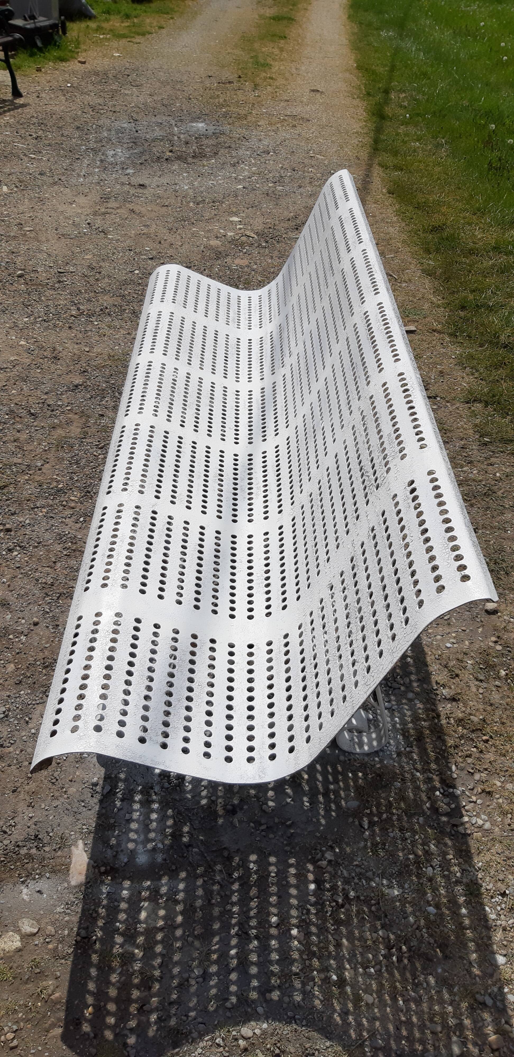 Wrought Iron Bench from the 50s by René Malaval