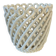 Woven ceramic plant pot
