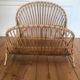 Rattan basket bed