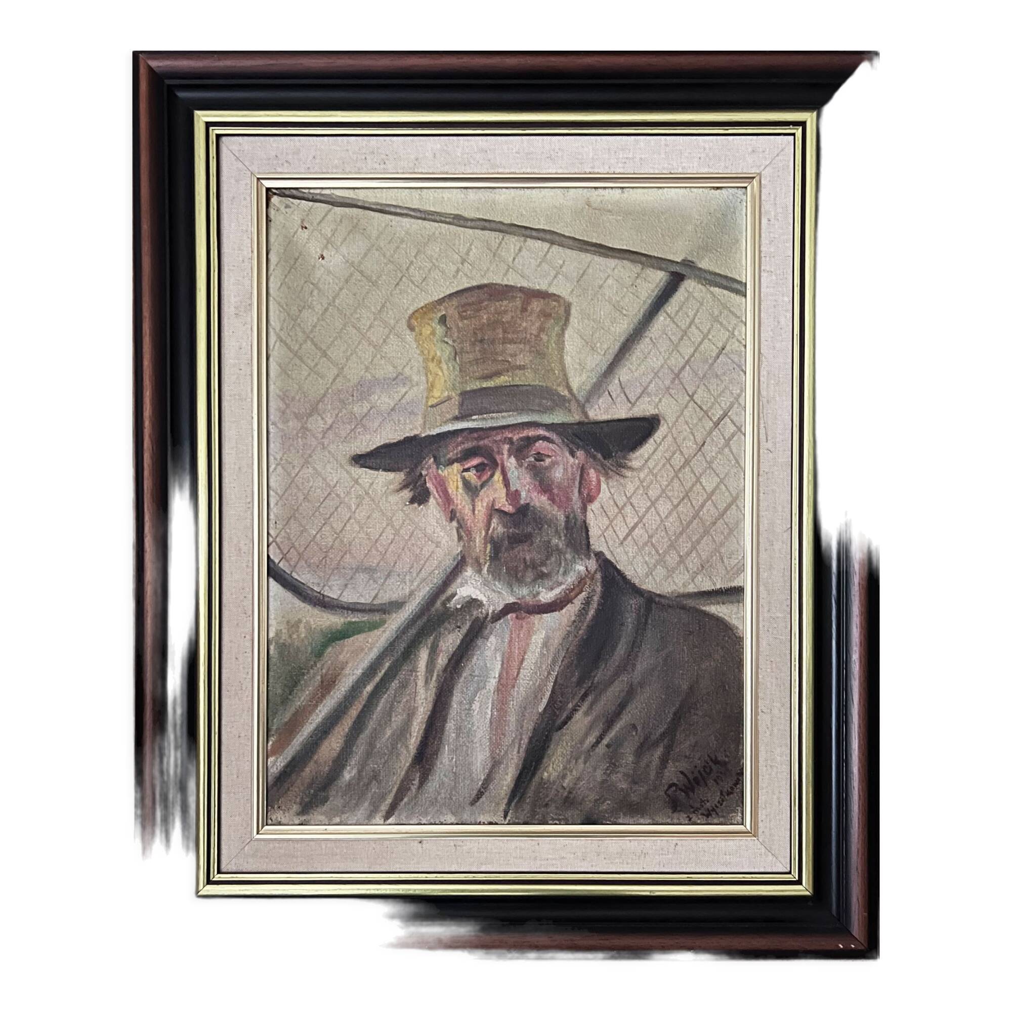 "The Fisherman" by Wöjcik after Léon Wyczolkowski