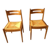 Set of two Dal Vera chairs from the 1970s, Italy.