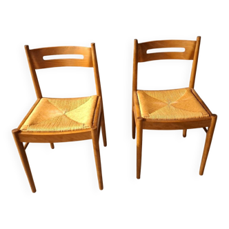 Set of two Dal Vera chairs from the 1970s, Italy.