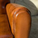 Fauteuil club en cuir