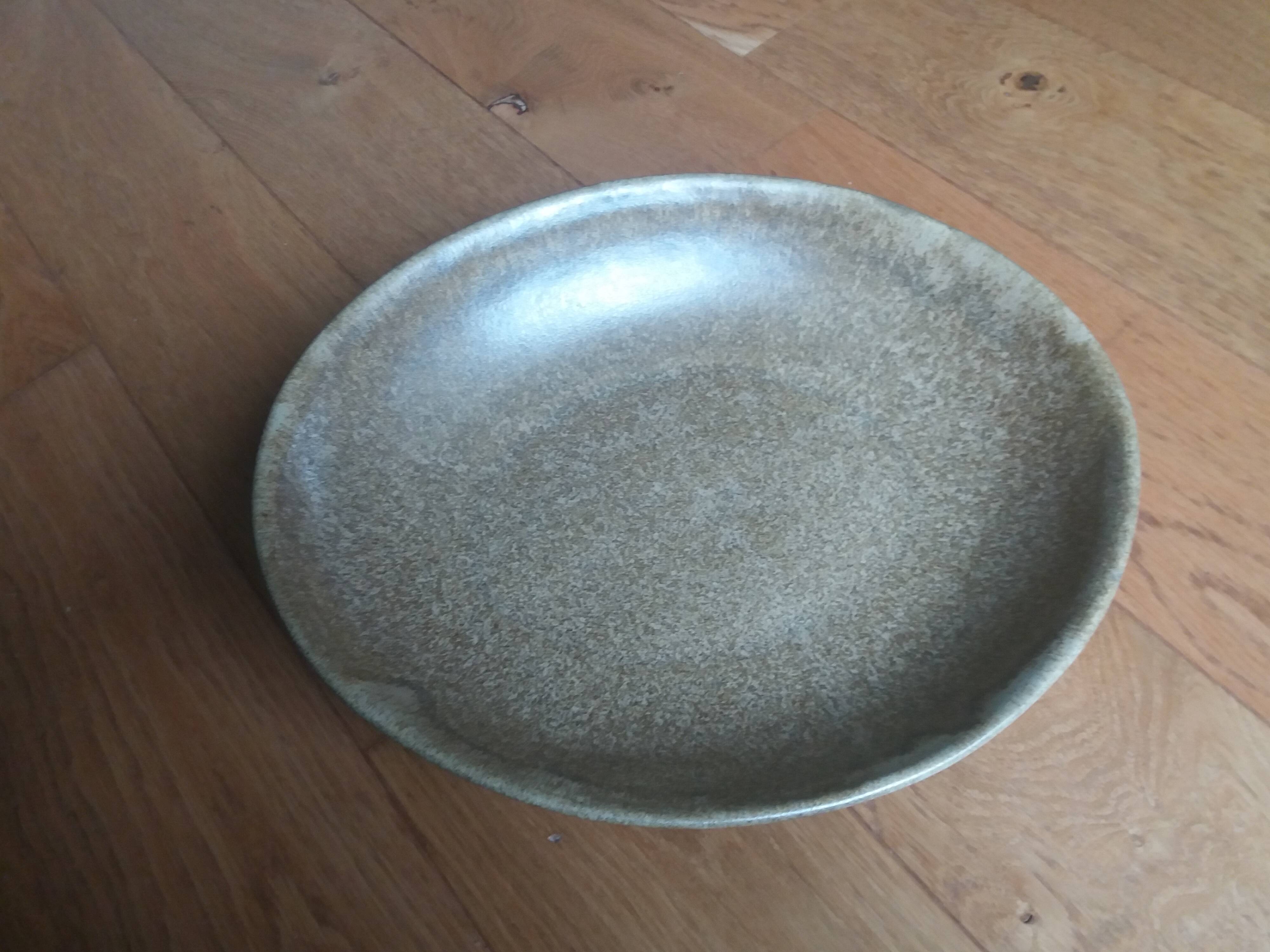 Stoneware salad bowl 35x30 cm