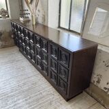 Brutalist sideboard attributed to De Coene 70s