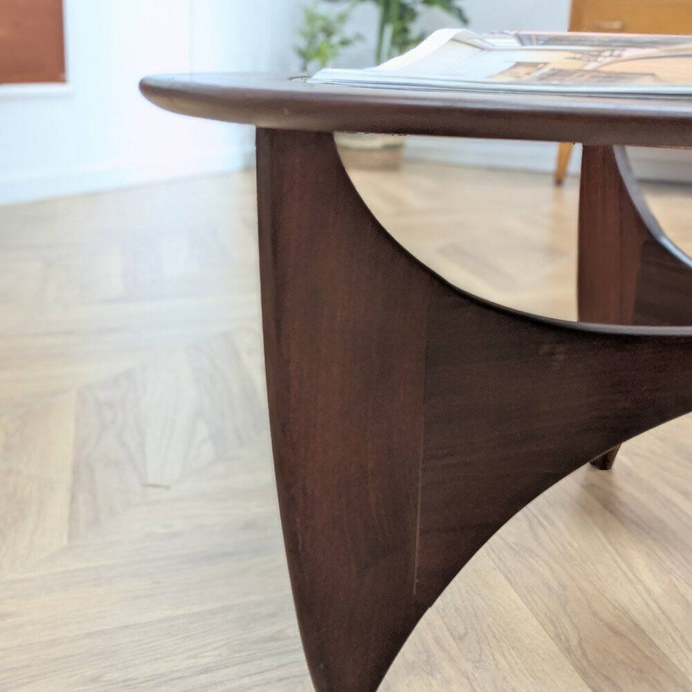 Vintage oval Astro coffee table
