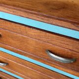 Small oak chest of drawers, France 1940