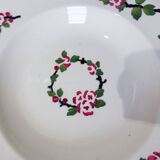 4 Longwy soup plates, Aubépines model 211260