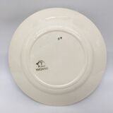 Set of 6 Vintage Flat Plates "Badonviller - Yvonne model"