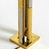 Paire de lampes de table en laiton XXL très rares des années 1970 de Vereinigte Werkstätten