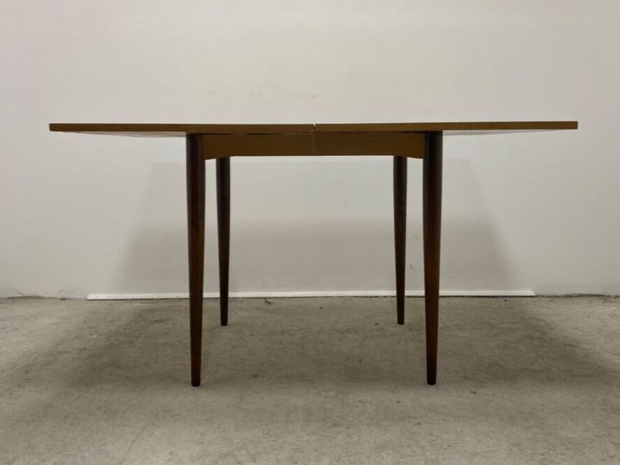 Small extendable dining table, Cesky Nabytek edition, czech vintage