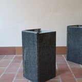 Large square granite coffee table