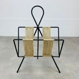 Tripod metal and rope magazine door 50s