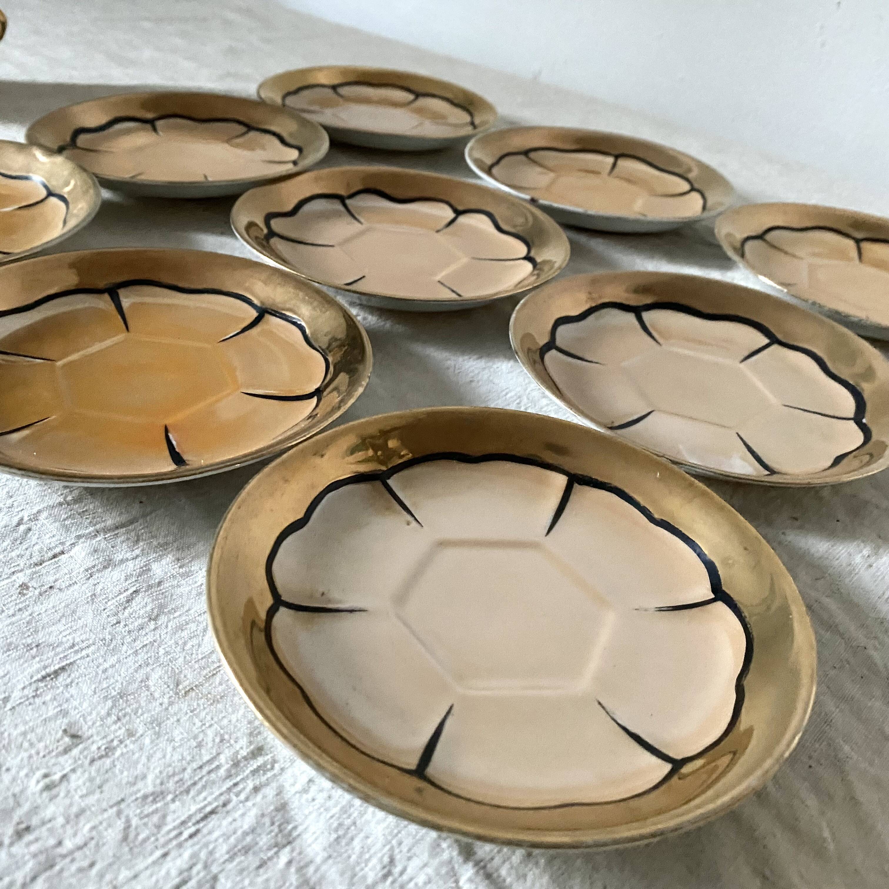 Vintage fine porcelain teacups from Japan