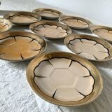 Vintage fine porcelain teacups from Japan