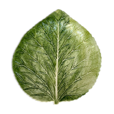 Plat feuille en céramique