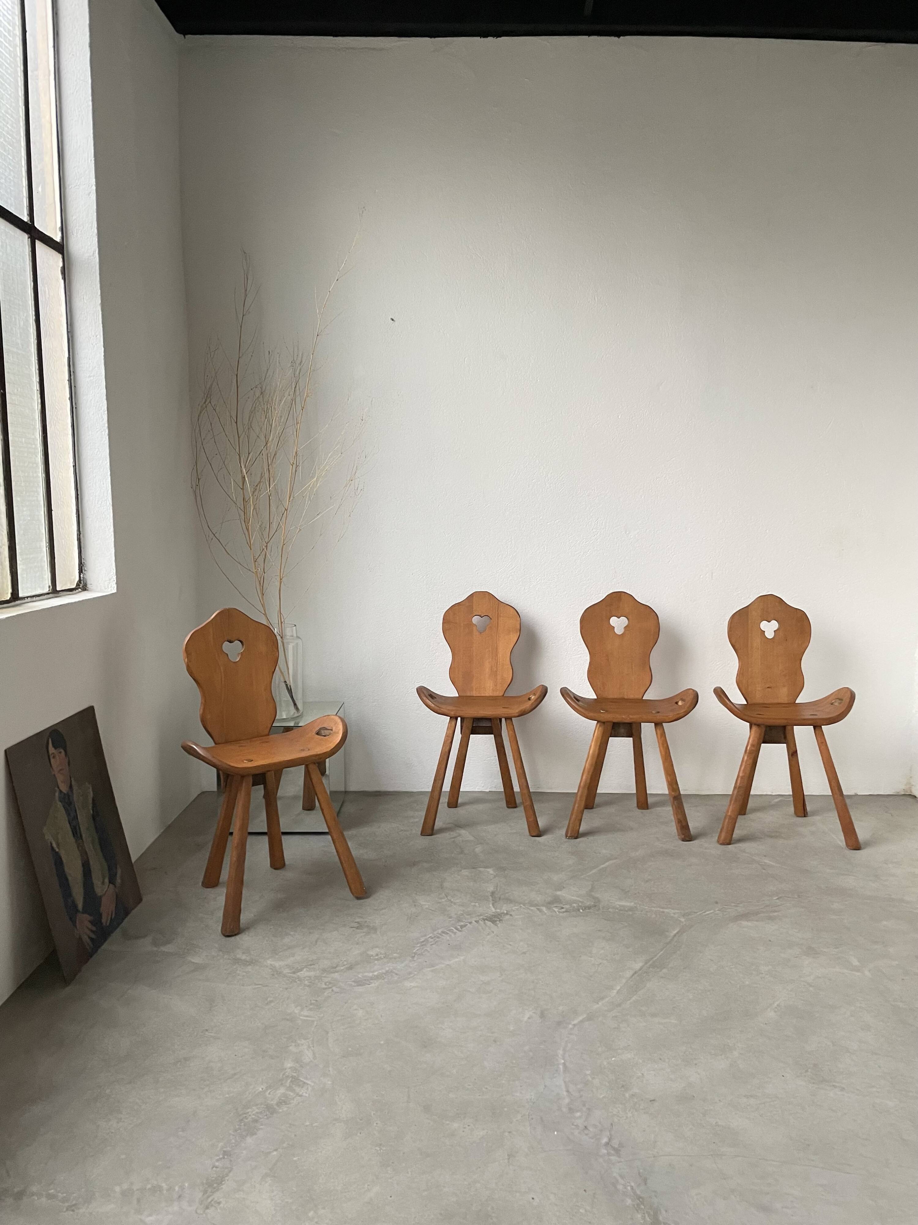 Oak mountain chalet chairs