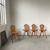 Oak mountain chalet chairs