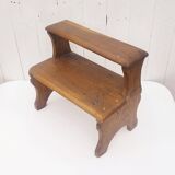 Wooden step stool vintage country decoration