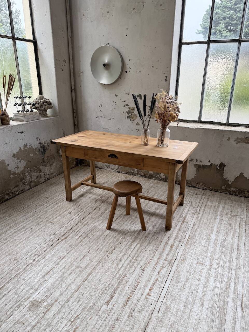 Farm table in pine, 1950s
