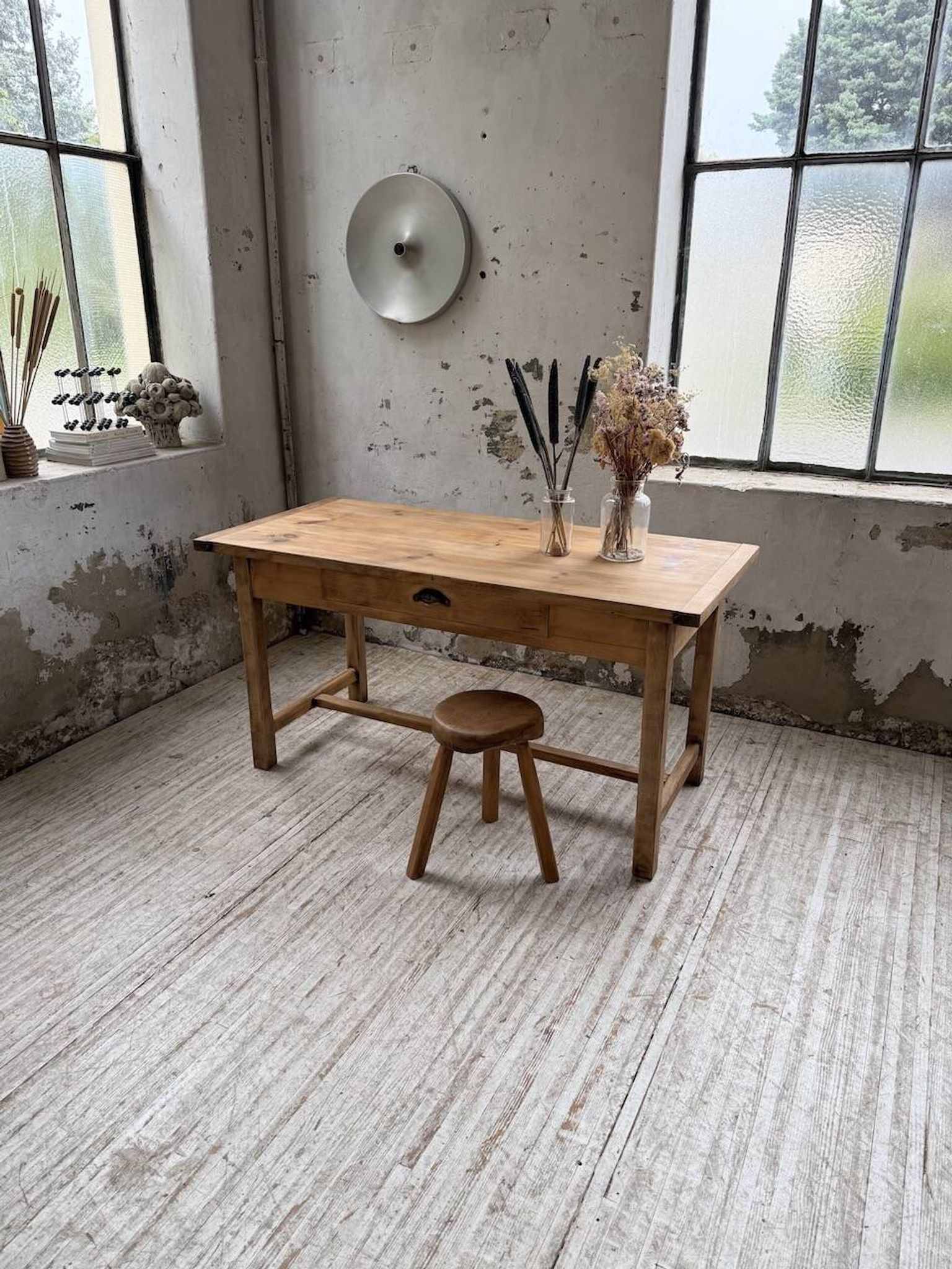 Farm table in pine, 1950s