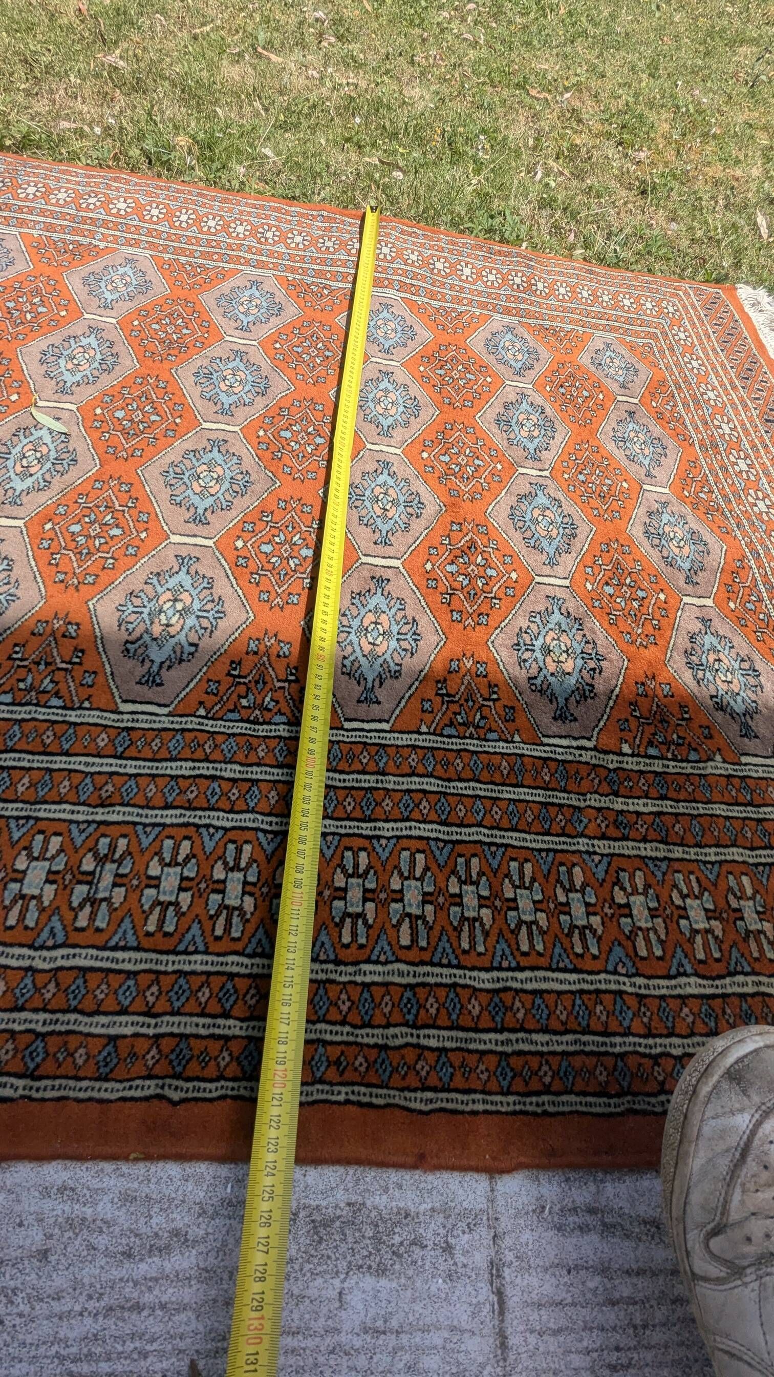Handmade Oriental Boukhara Rug – Vintage / Bohemian Style – 130 x 195 cm