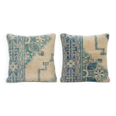 Set of 2 vintage Turkish cushion covers 51x51 cm