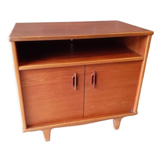 Commode teck style scandinave 1970