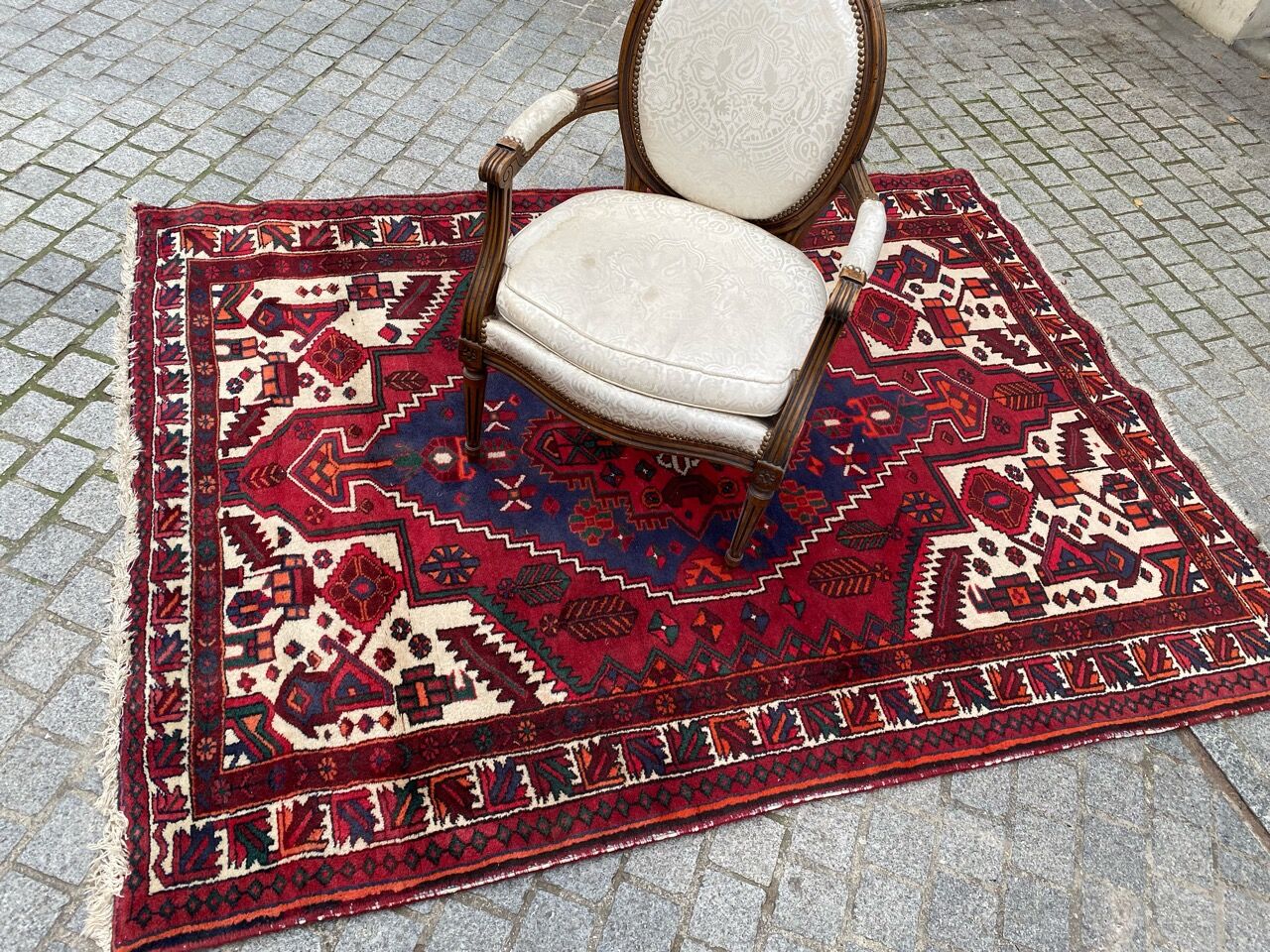 Nice ancient Persian carpet Hamadan 160x218 cm