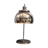 Chrome metal mushroom lamp