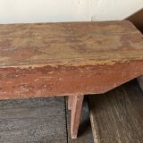 Shaker farm bench mid-19th century popular art Hudson Valley USA