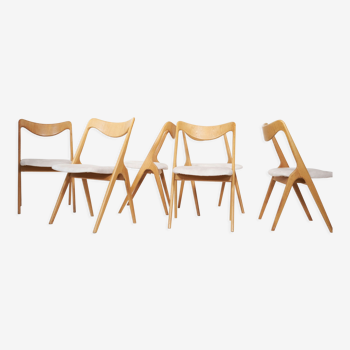 Ensemble de 6 chaises en chêne par Albin Johansson & sons 1960