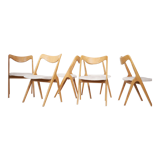 Ensemble de 6 chaises en chêne par Albin Johansson & sons 1960