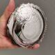Rare glass art / ashtray by Michael Bang for Holmegaard Denmark 1968