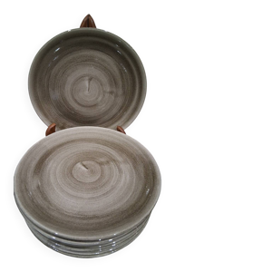 12 Assiettes rondes Churchill