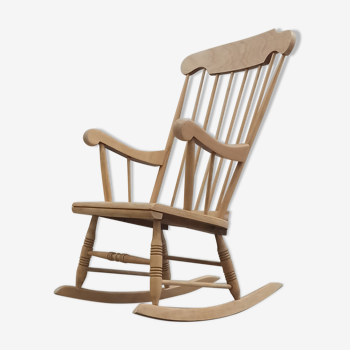 Wooden rocking chair 60's