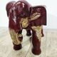 Antique elephant xl side stool / 19th century / unique boho chic piece.