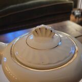 Teapot or coffee pot in fine earthenware from Salins 30-40