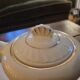 Teapot or coffee pot in fine earthenware from Salins 30-40