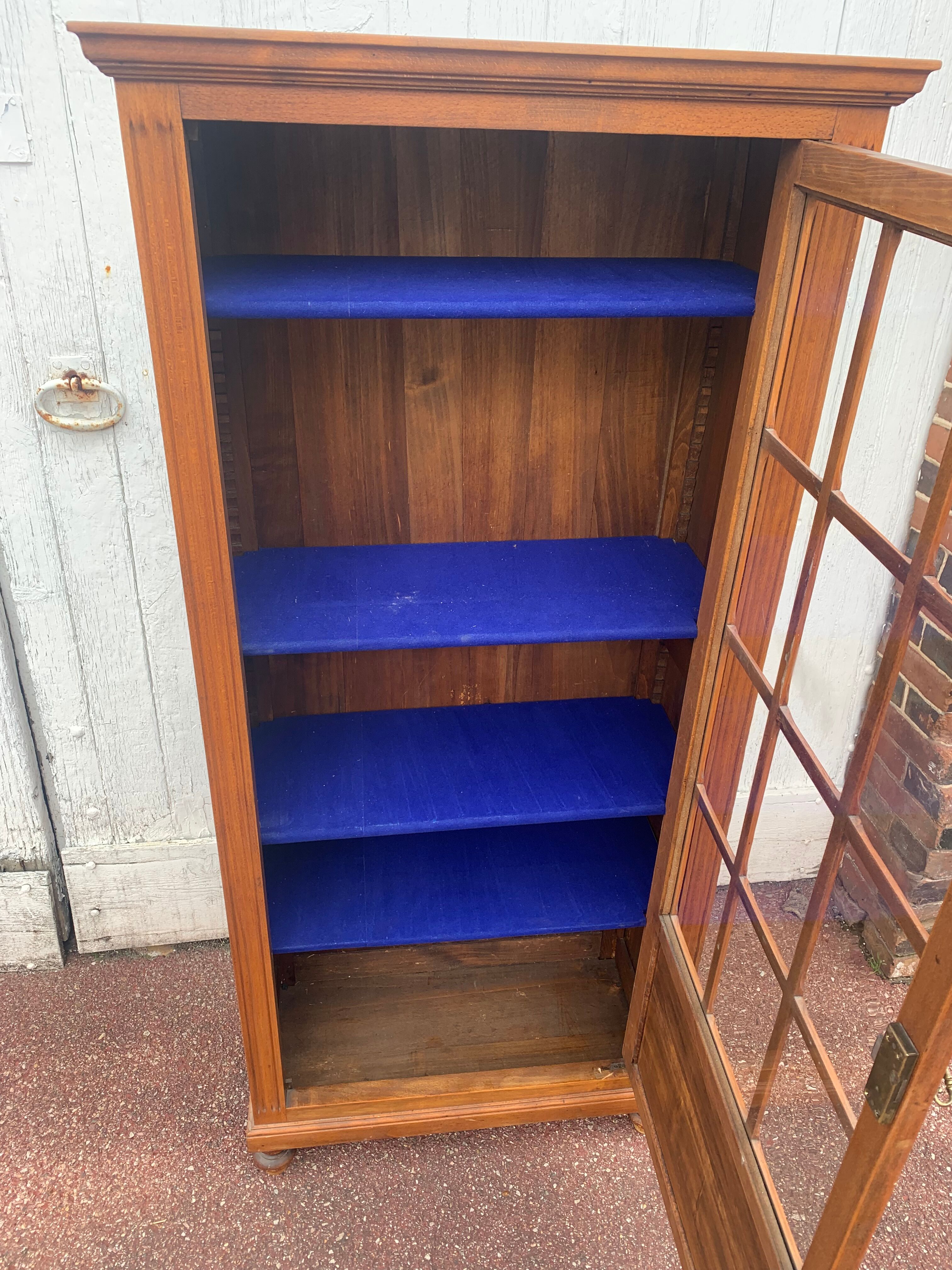 Armoire parisienne vitrée 1 porte