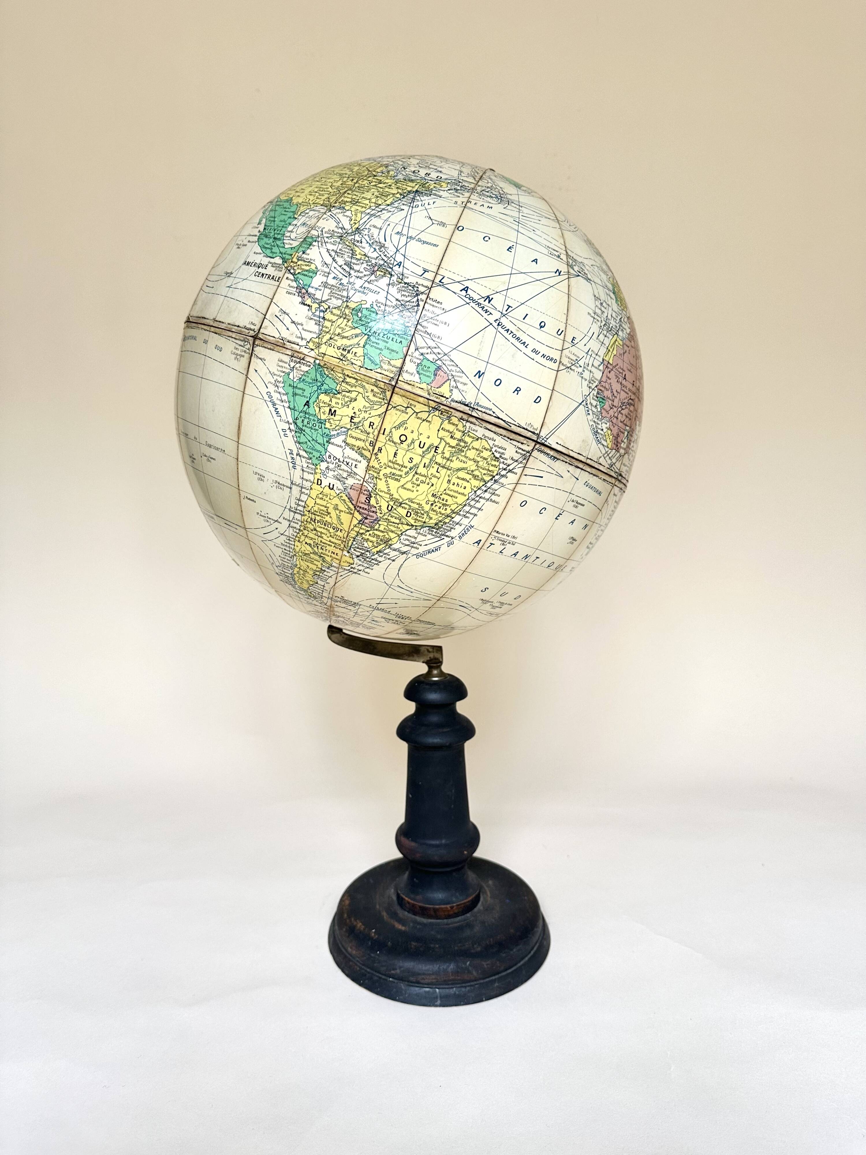 Terrestrial globe Girard, Barrère and Thomas - 58 cm