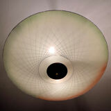 Vintage pendant lamp, multicolored glass, 50s