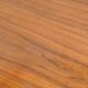 Dining table, 1960s, in walnut, slightly elliptical shape.